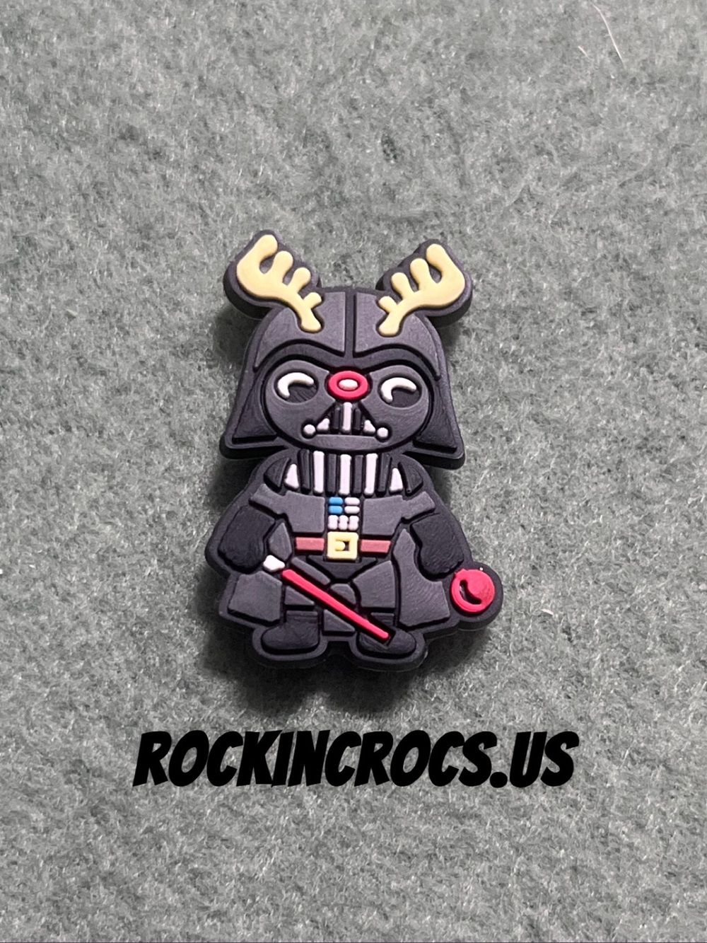 Galactic Christmas Croc Charm